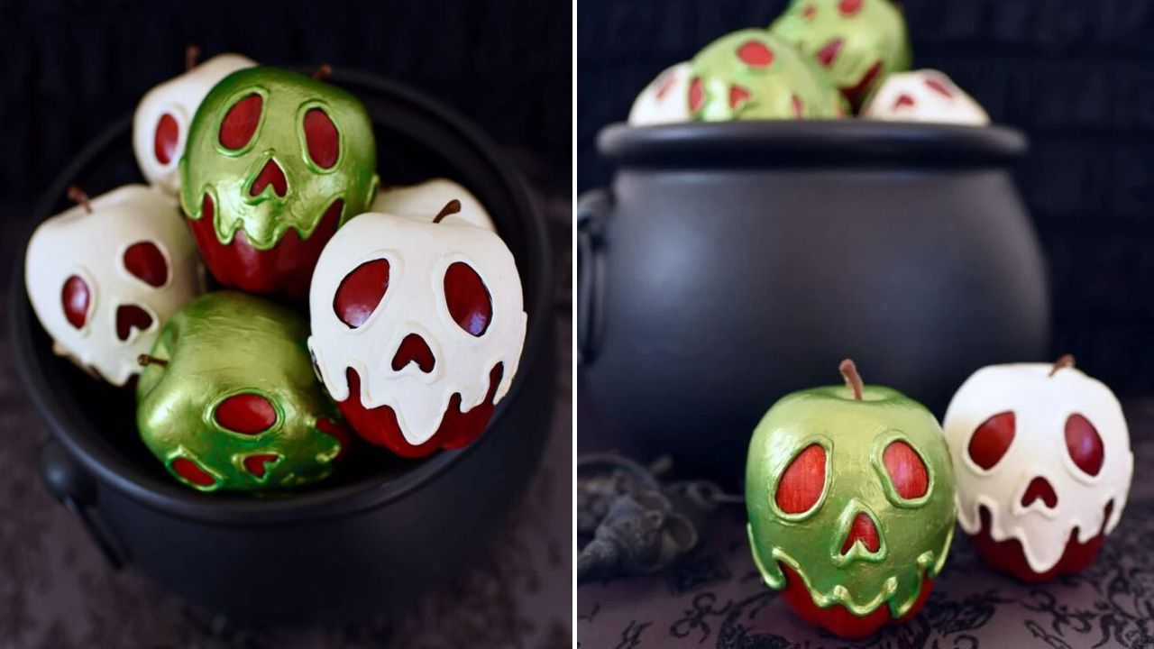 DIY Disney Halloween Decorations to Try - Make Some Poison Apples