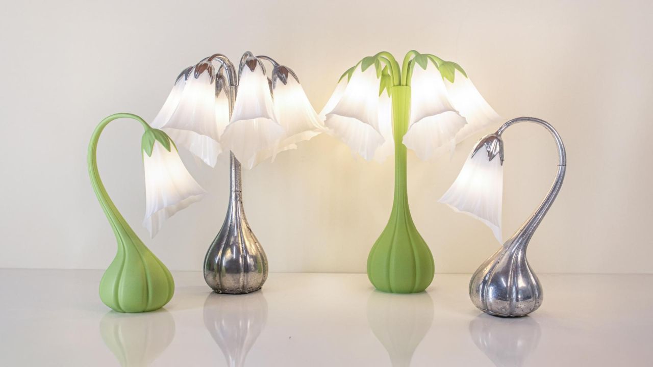 Flower-shaped Lamp by Lydia Nieuwmeijer at DDW 2025