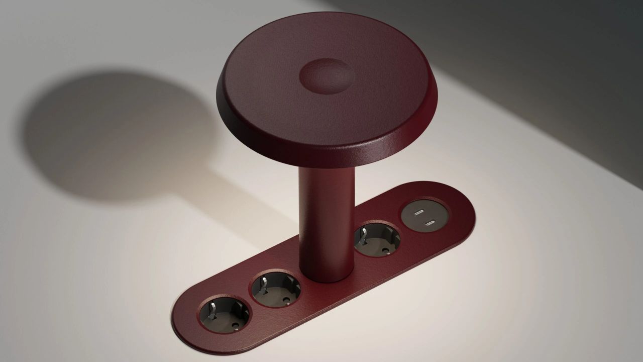 Nomad Lamp and Nomad strip flush mounted looks aesthetic and modern