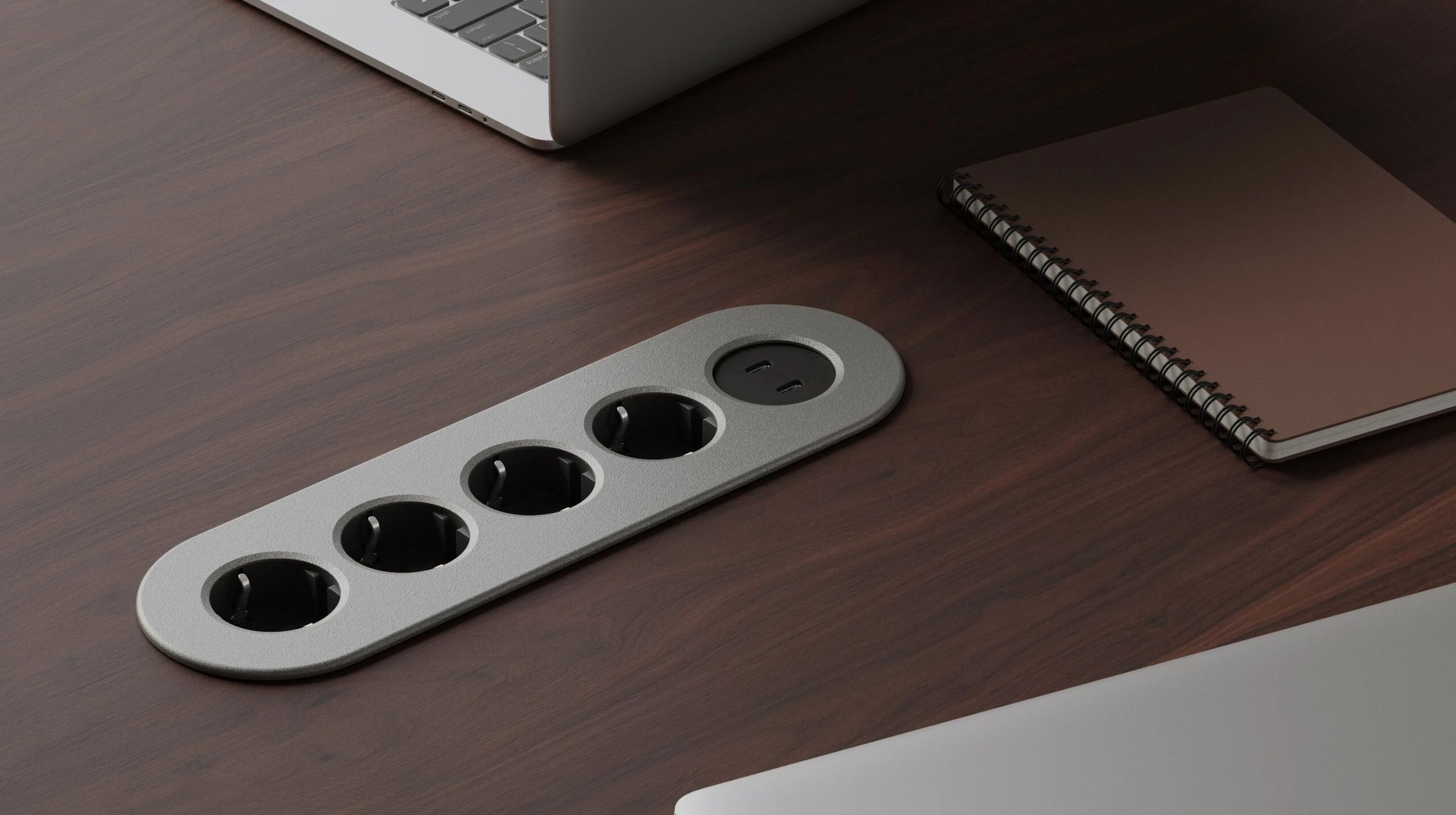 Flush mounted Nomad strip is minimalistic and fully functional