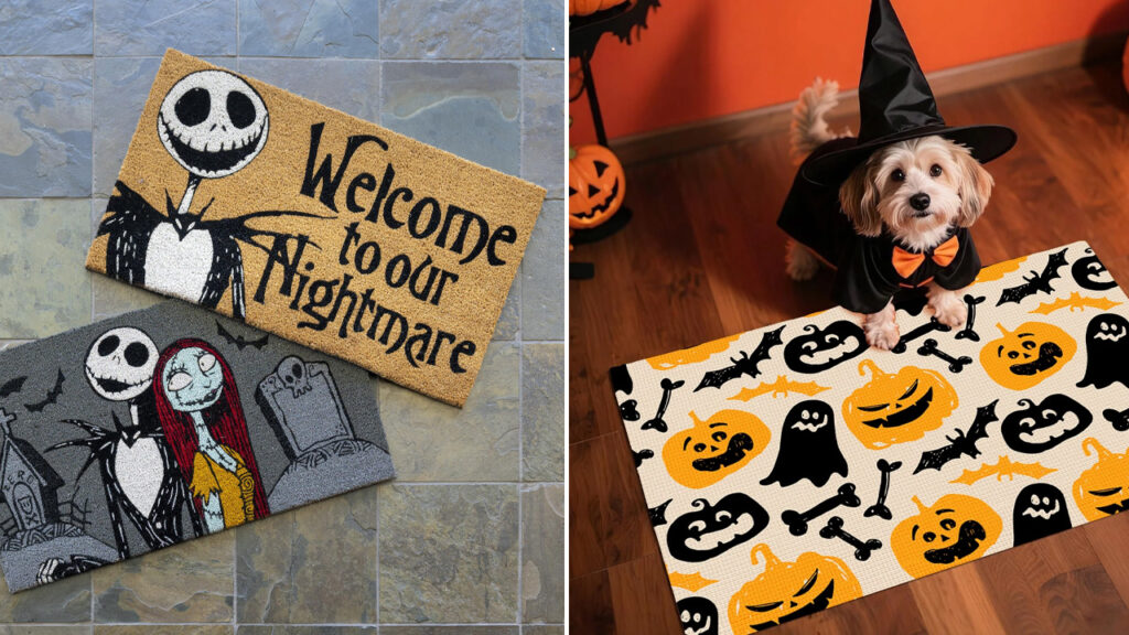 Halloween doormats to welcome the spooky day