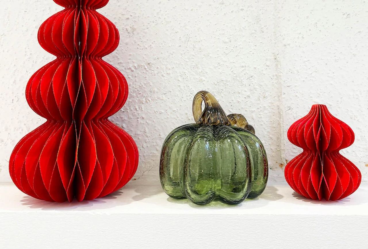 Handmade Glass Pumpkin