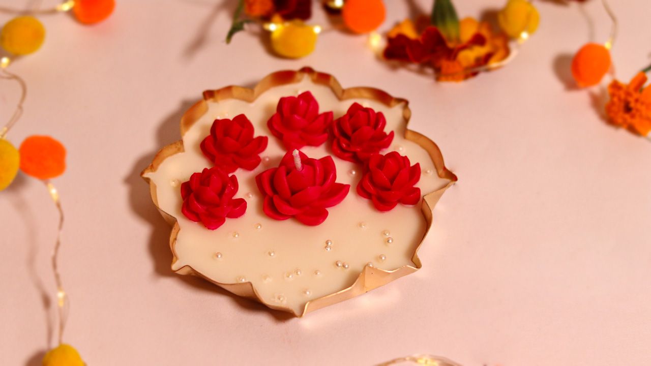 How to celebrate Diwali - lotus bowl