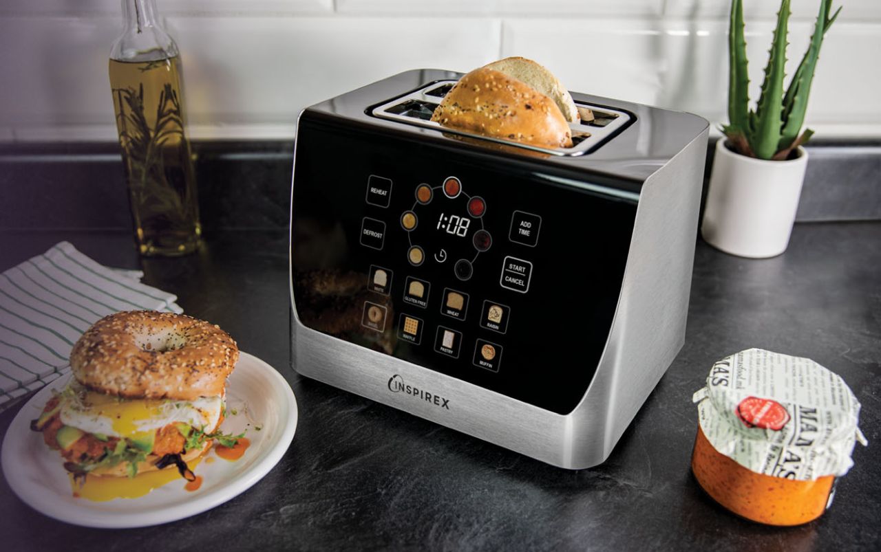 Inspirex Touch Screen Display Smart Toaster
