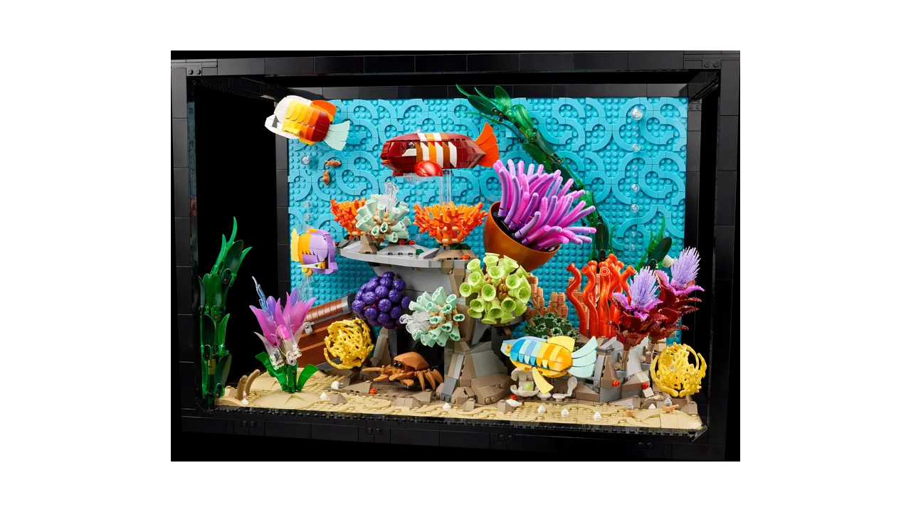 LEGO Icons’ 4,154-Piece Tropical Aquarium Set