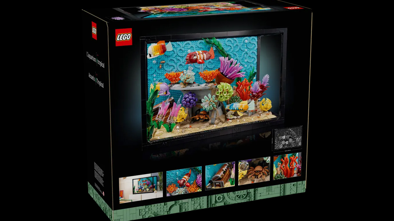 LEGO Icons’ 4,154-Piece Tropical Aquarium Set