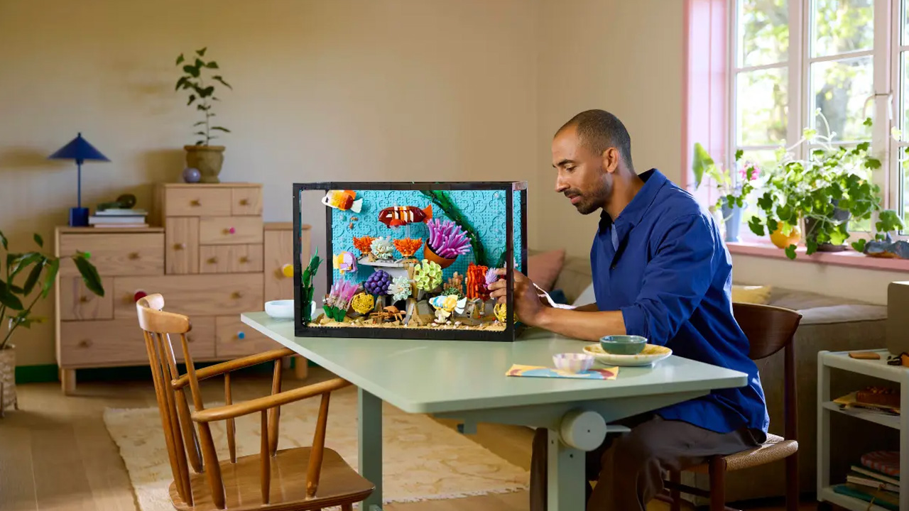 LEGO Icons’ 4,154-Piece Tropical Aquarium Set