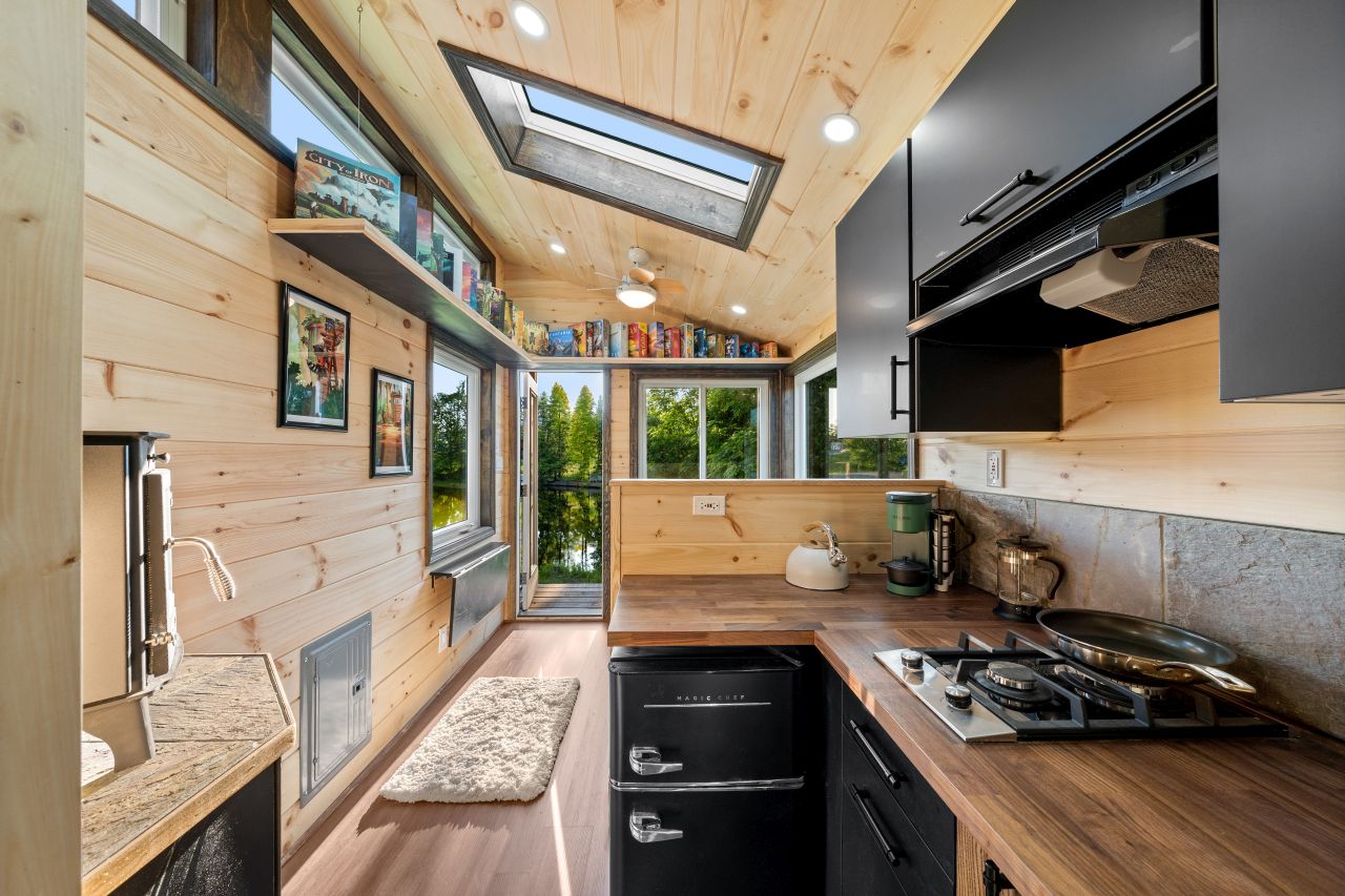 Little lodge tiny house by backcountry homes-kitchen