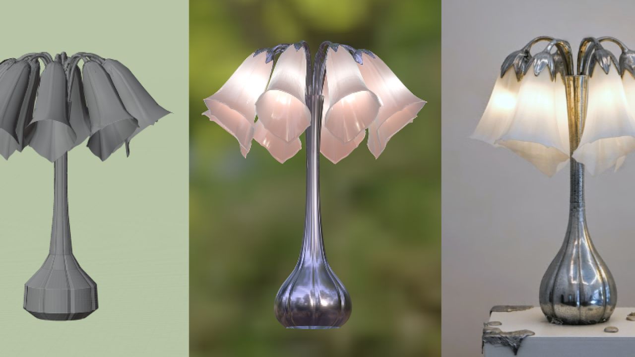 Lydia Nieuwmeijer lamps at DDW 3D printing and modeling