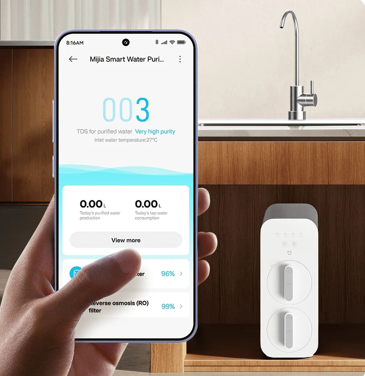 Mijia Smart Water Purifier N800G APP CONTROL