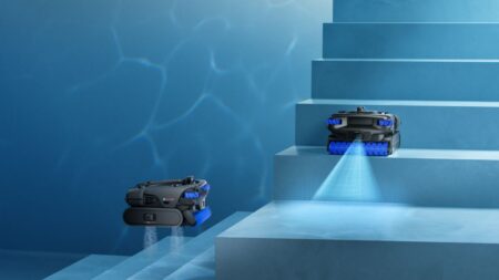 Mova Rover X10 Pool Cleaning Robot Hovers Like a Drone Underwater