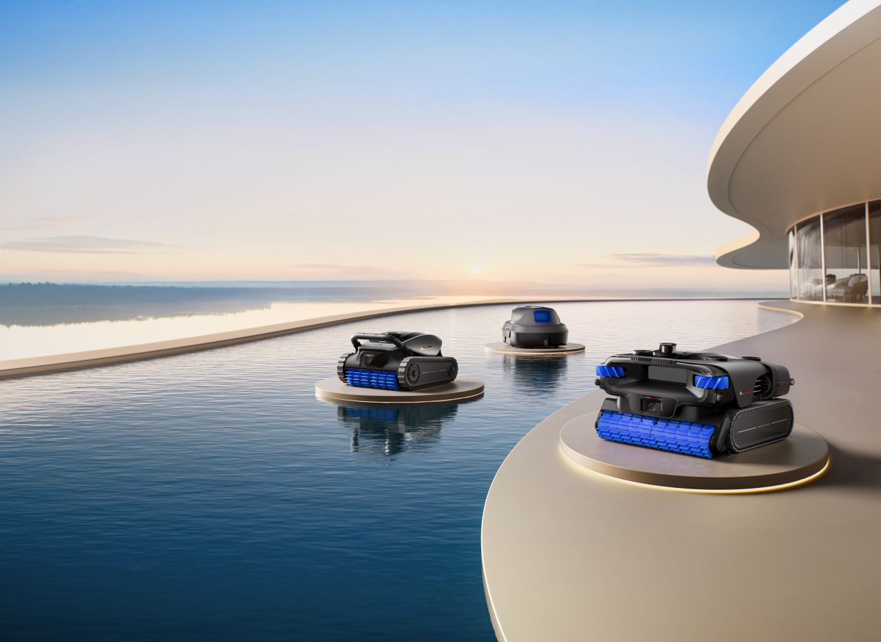Mova Rover X10 Pool Cleaning Robot Hovers Like a Drone Underwater