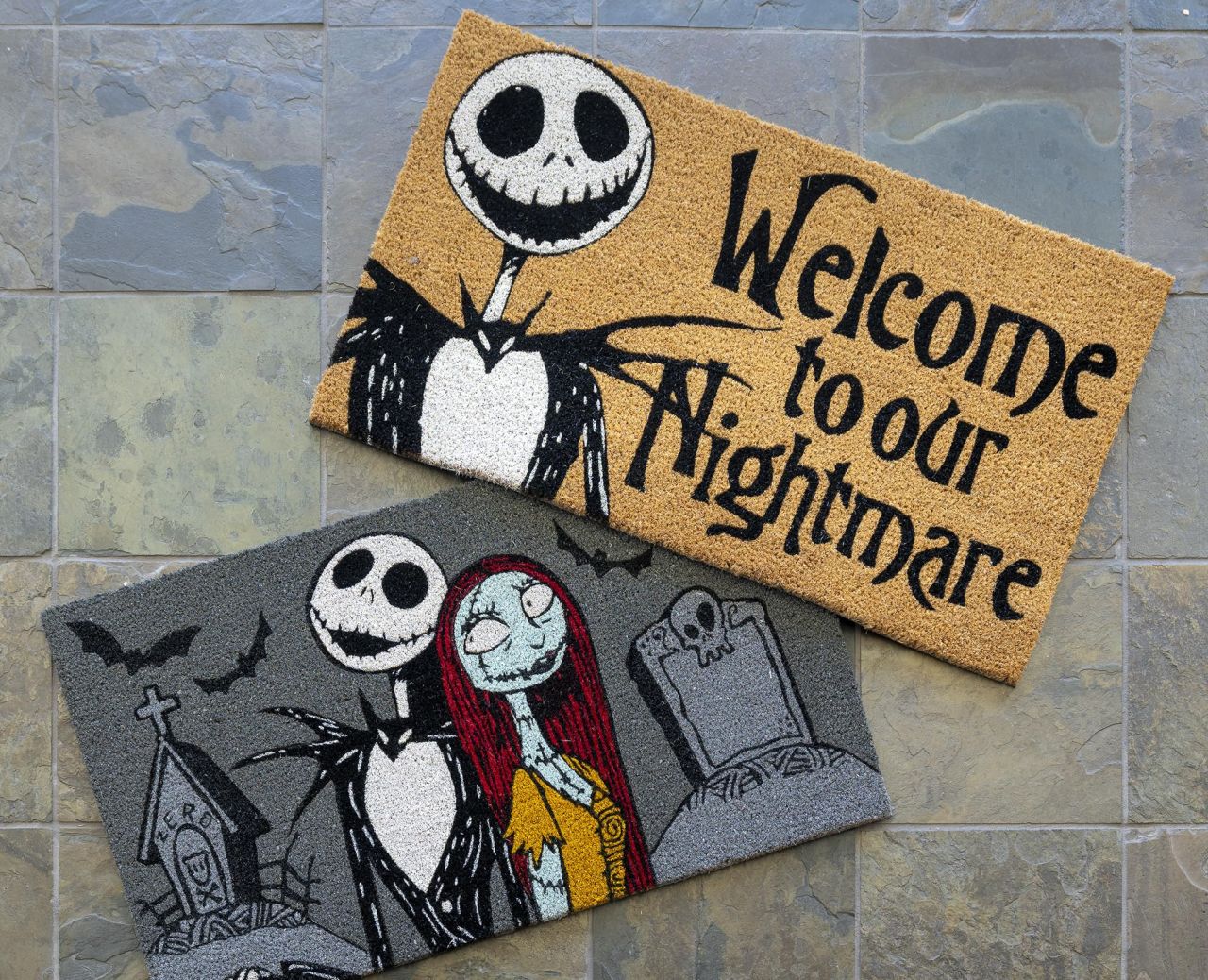 Nightmare Before Christmas Coir Doormat