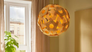 IKEA Futuristic ODLEBLAD Pendant Lamp That Looks Like Interlocked Allen Keys