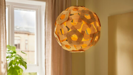 IKEA Futuristic ODLEBLAD Pendant Lamp That Looks Like Interlocked Allen Keys