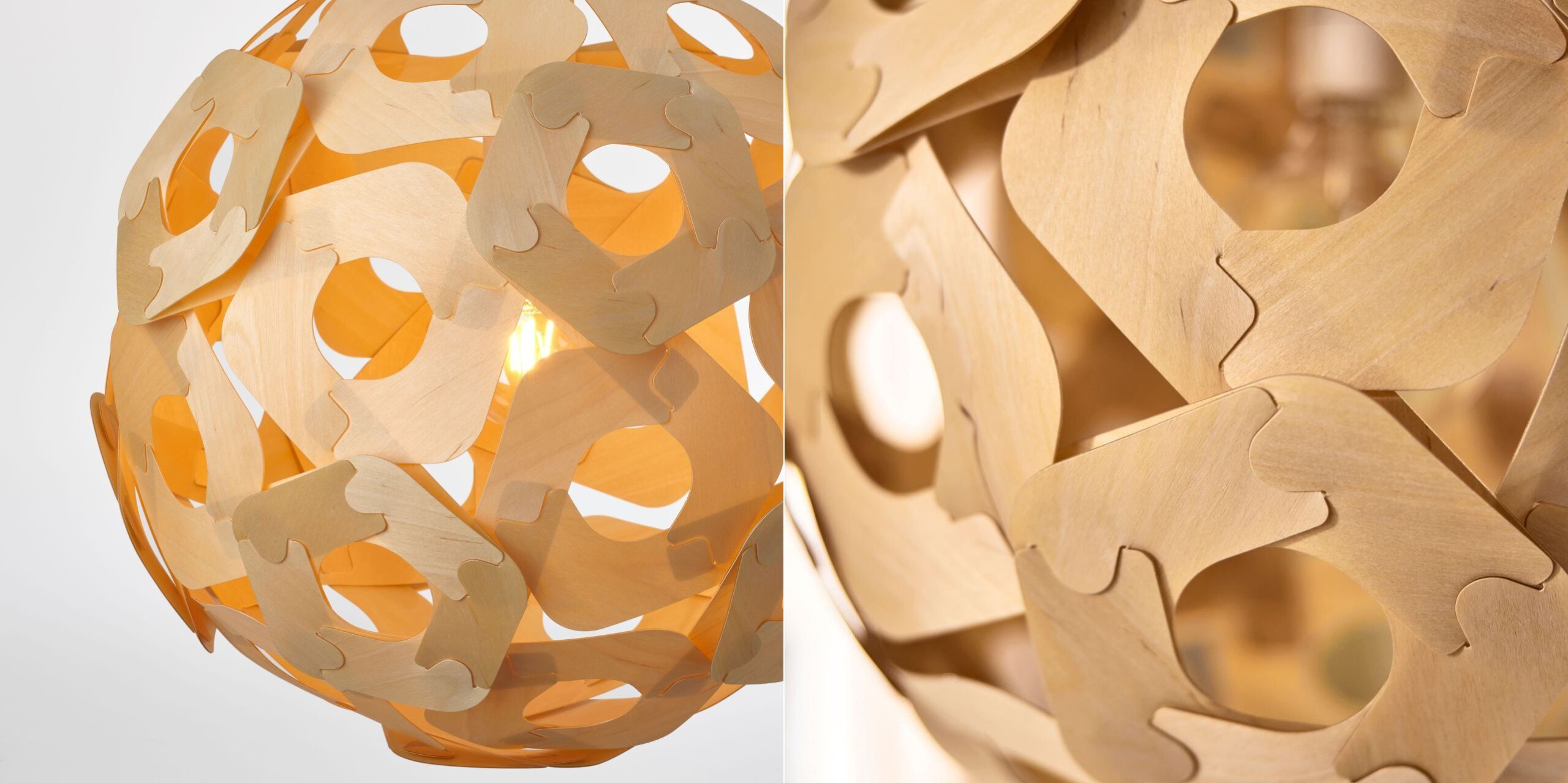 IKEA Futuristic ODLEBLAD Pendant Lamp That Looks Like Interlocked Allen Keys