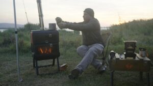 ODUN Wood-Fired Outdoor Stove Serves as Pizza Oven, Boiler and Heater ODUN Wood-fired outdoor stove pizza oven by CALINFI-featured