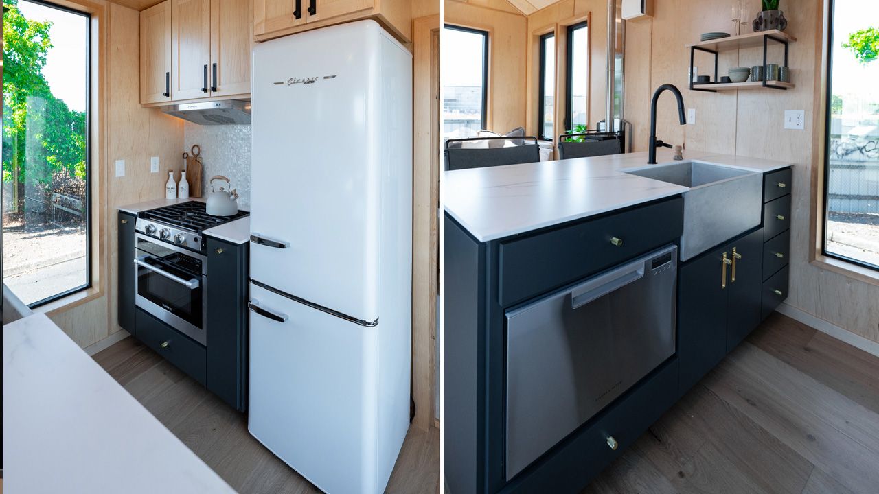 Off-Grid Gooseneck Tiny House - kitchen 1