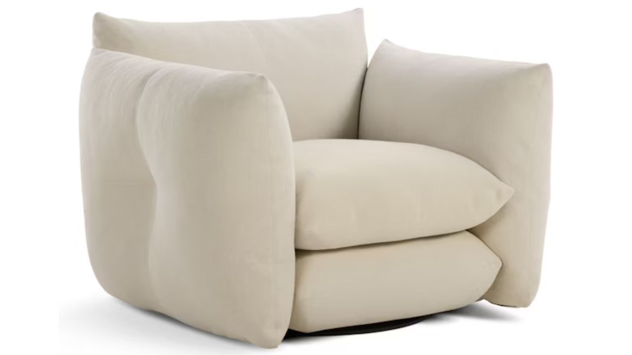 Pillo Lounge Chair by Willoe Perron for Knoll side view