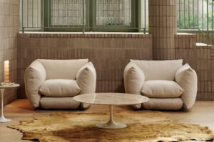 Perron Pillo Lounge Chair Brings Softness of Stacked Pillows to Your Living Area Pillo Lounge Chair by Willoe Perron for Knoll featured image