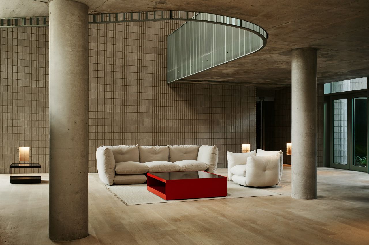 Pillo Lounge Chair by Willoe Perron for Knoll with Pillo sofa