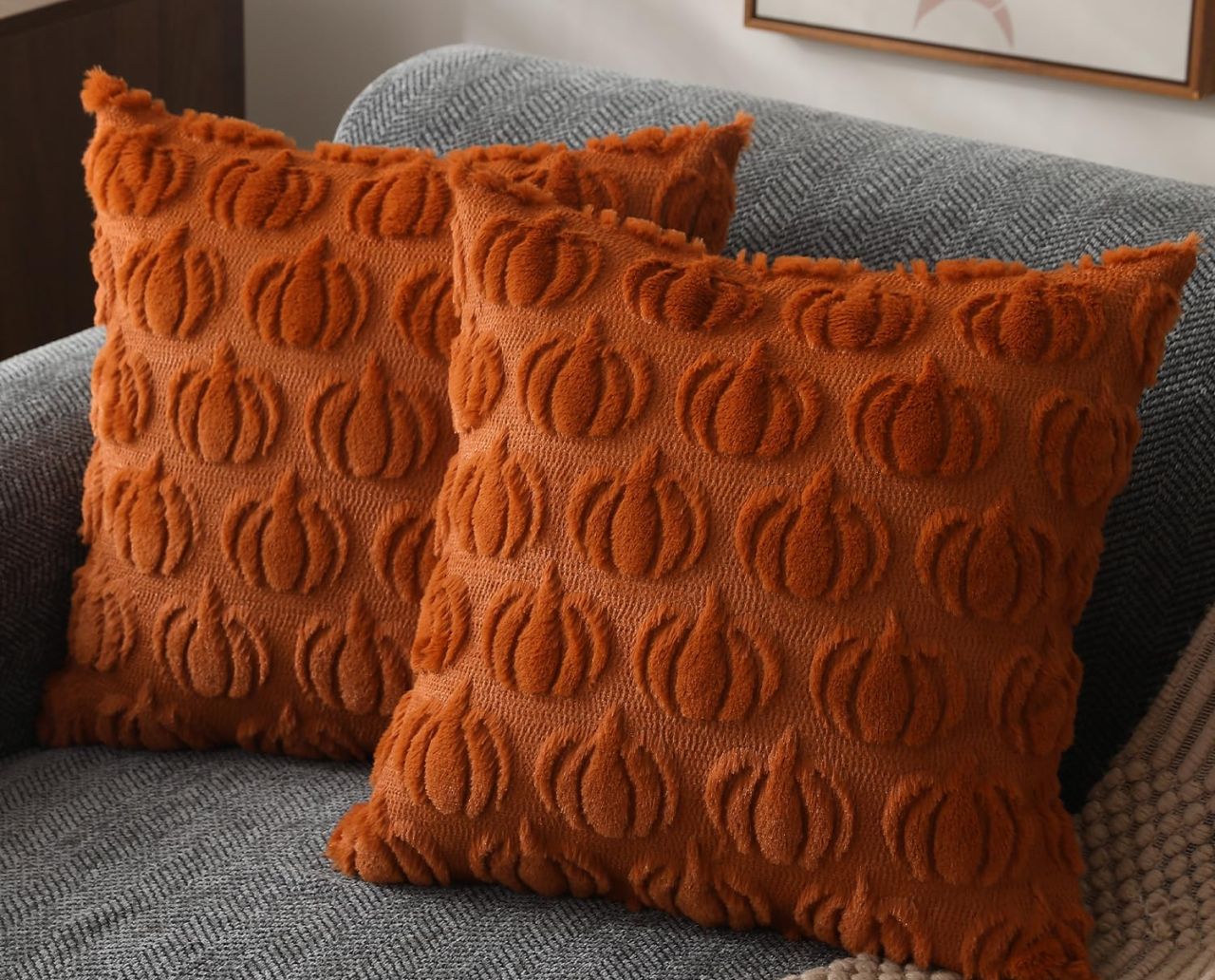Pumpkin Throw Pillow Cases