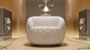 Singer Robert Williams’ First Chair for Moooi Makes Bold But Quiet Statement With 3D-Quilted Surface Robert Williams Moooi Introvert Chair Makes Bold But Quiet Statement