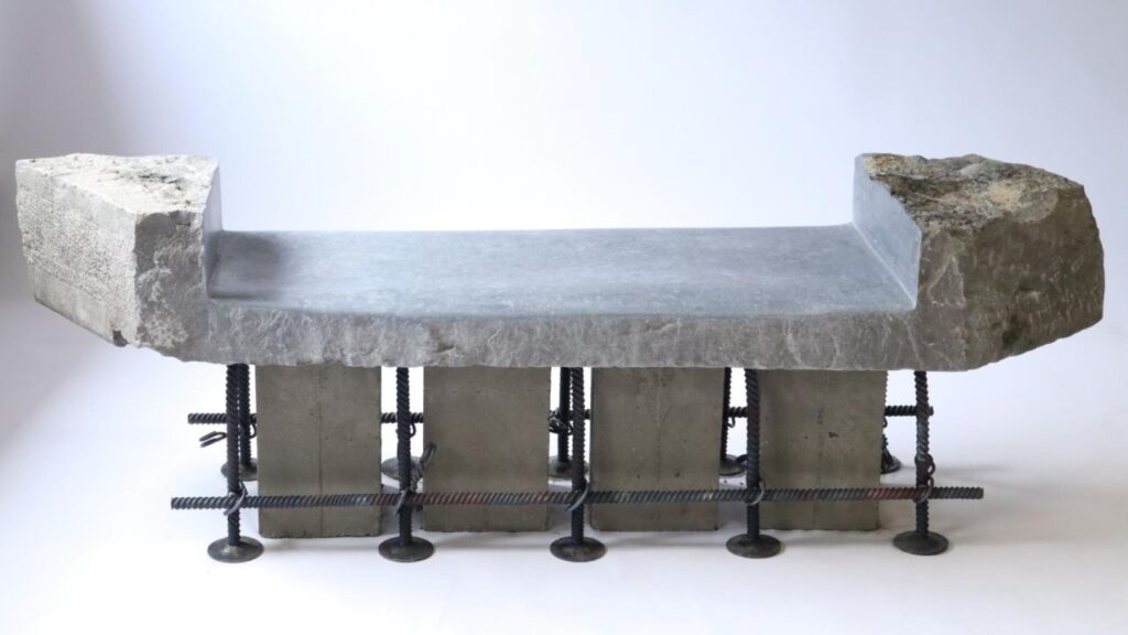Sill Bench by Stijn Jean Vos Brings Back Traditional Belgian Petit Granit Sill Bench featured image
