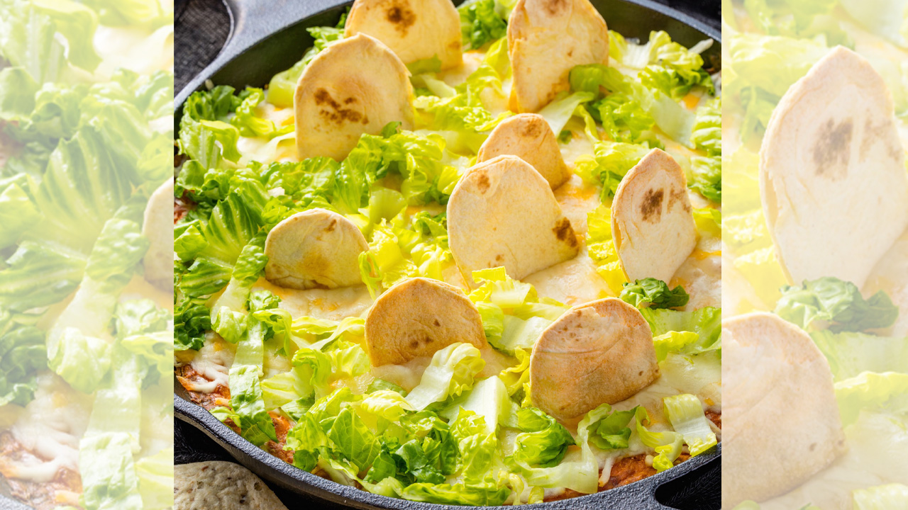 Spooky Appetizers-for Halloween -Graveyard Chicken Enchilada Dip