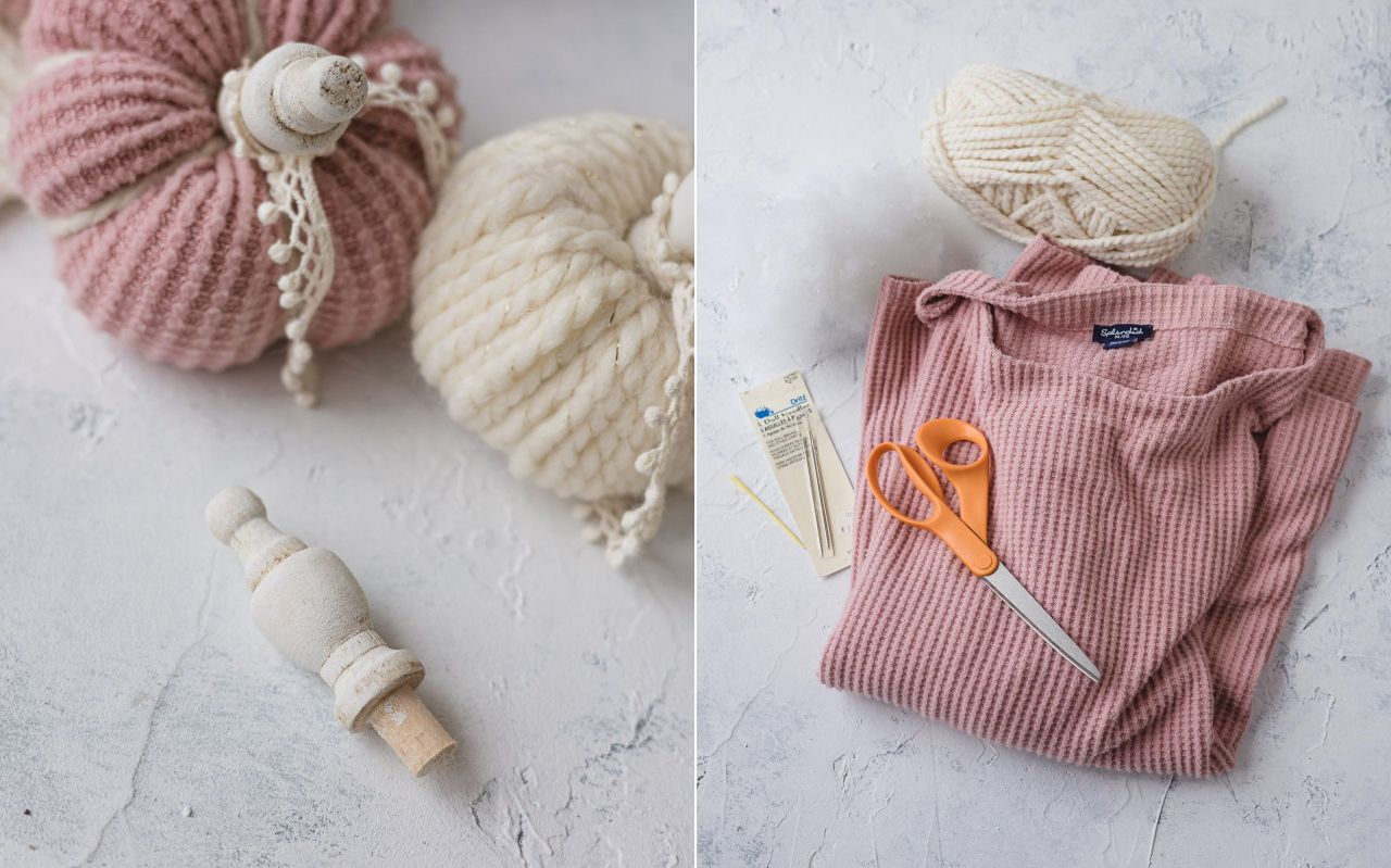 DIY Sweater pumpkins 