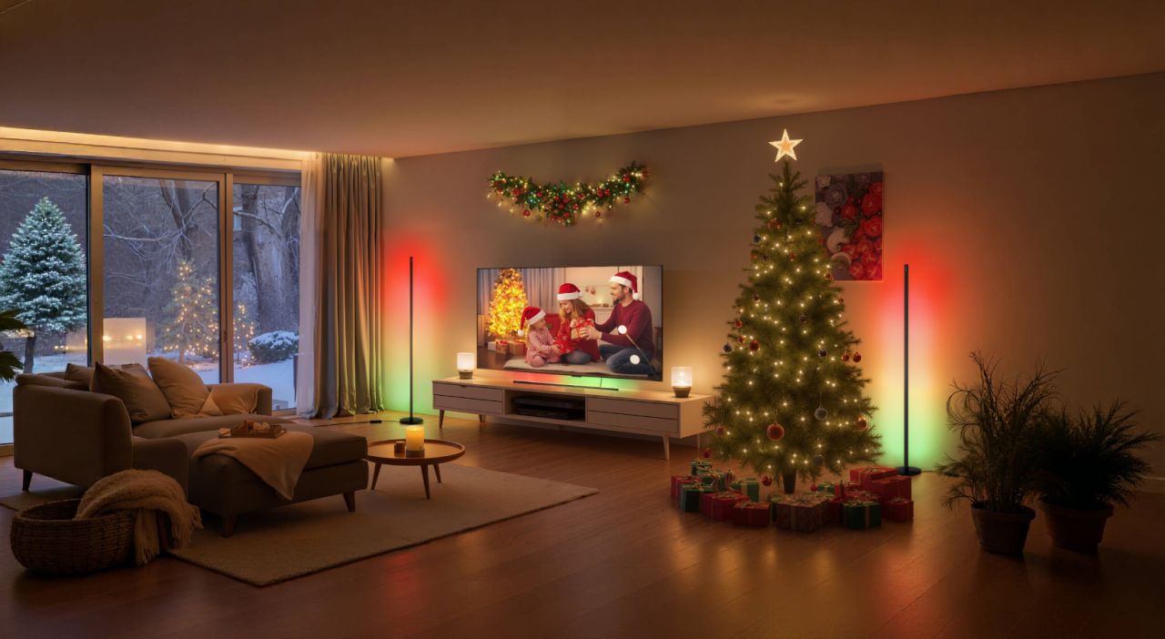 Switchbot RGBICWW Floor Lamp matter-enabled smart light-1