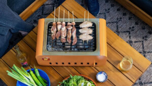 This Portable Chef-Grade Charcoal Grill Brings Live-Fire Cooking Right to Your Patio Table Thaan Grill by Thaan Charcoal