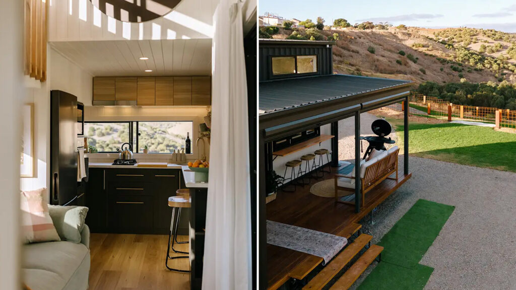 Tilly Tiny House is Ideal for Permanent Family Living, Fits up to Six People Aesthetic Tilly tiny house has beautiful architecture