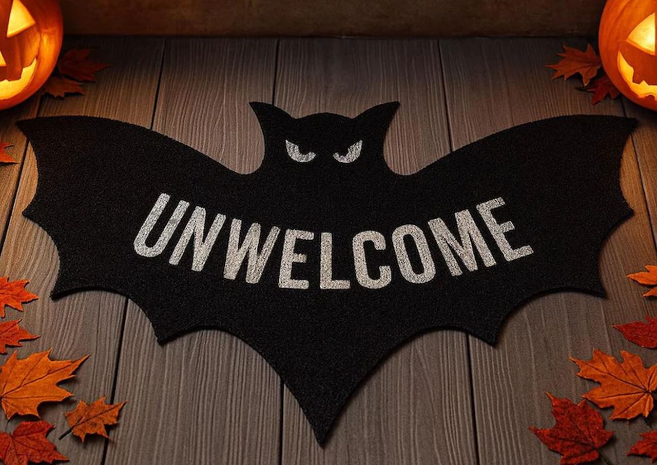 Unwelcome Bat Doormat