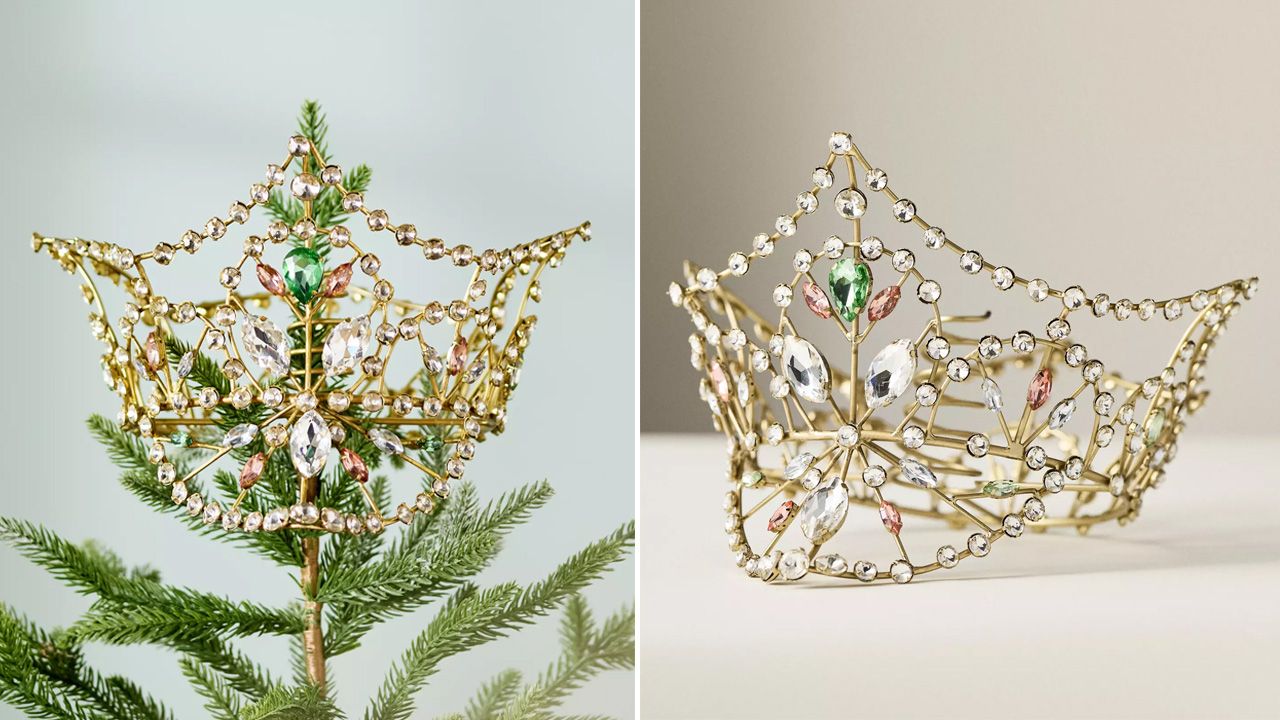 2025 Anthropologie Christmas collection - New York City Ballet Crown Tree Topper