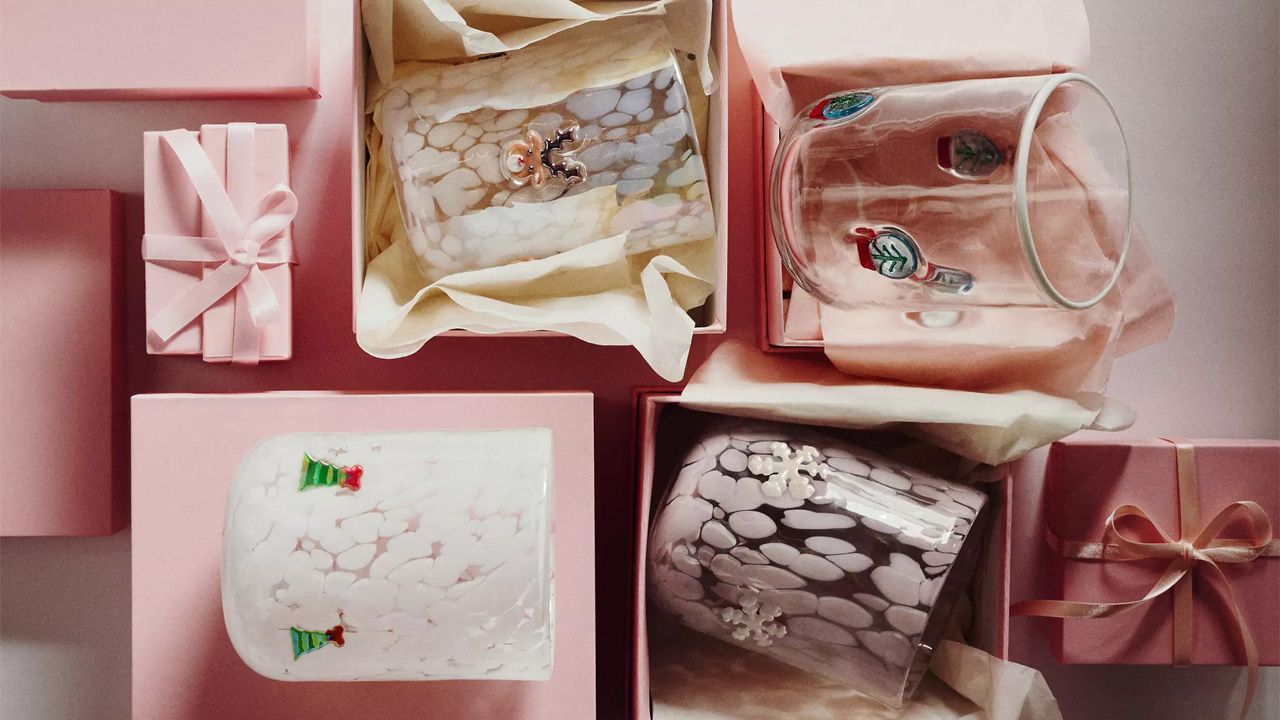 Anthropologie Festive Icon Juice Glass - 2