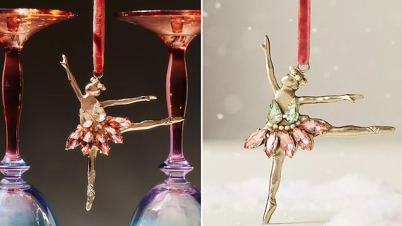Anthropologie x New York City Ballet Holiday Collection -Ballerina Ornament