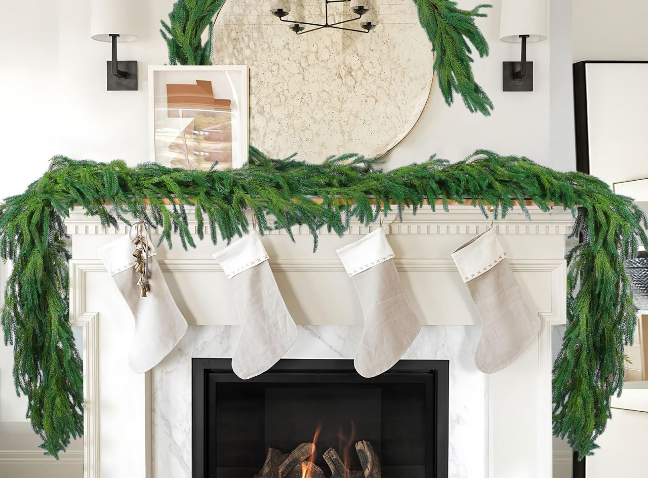 Artificial Norfolk Pine Garlands