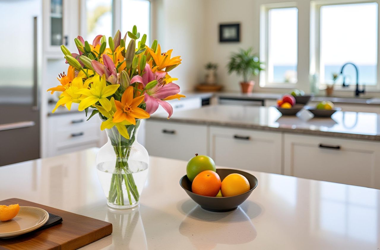 Autumn Sunrise Royal Lilies Bouquet