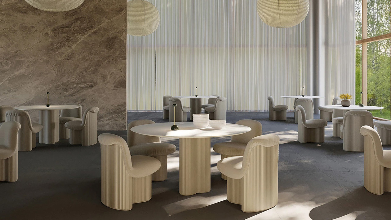 the aesthetic appeal of BOLETE chair and table