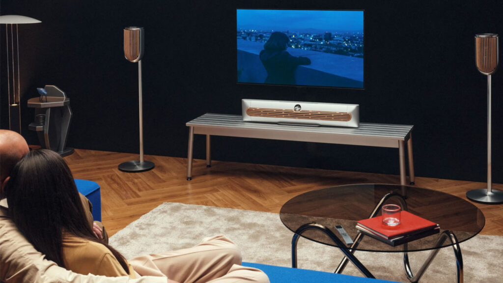 B&O Beosound Premiere Aluminum Soundbar Puts Drivers on the Front Beosound Premiere