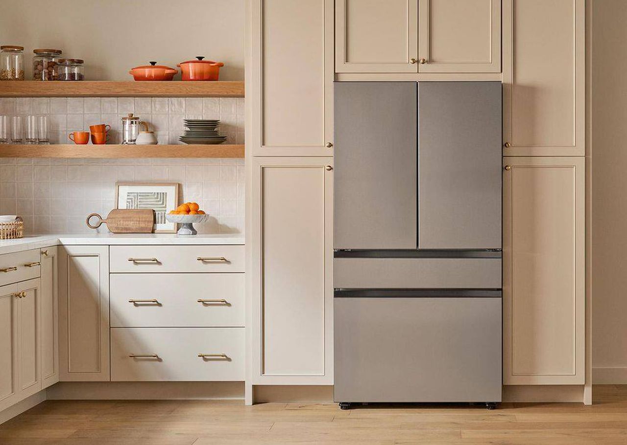 Bespoke 36 in. 29 cu. ft. Standard Depth 4-Door French Door Refrigerator