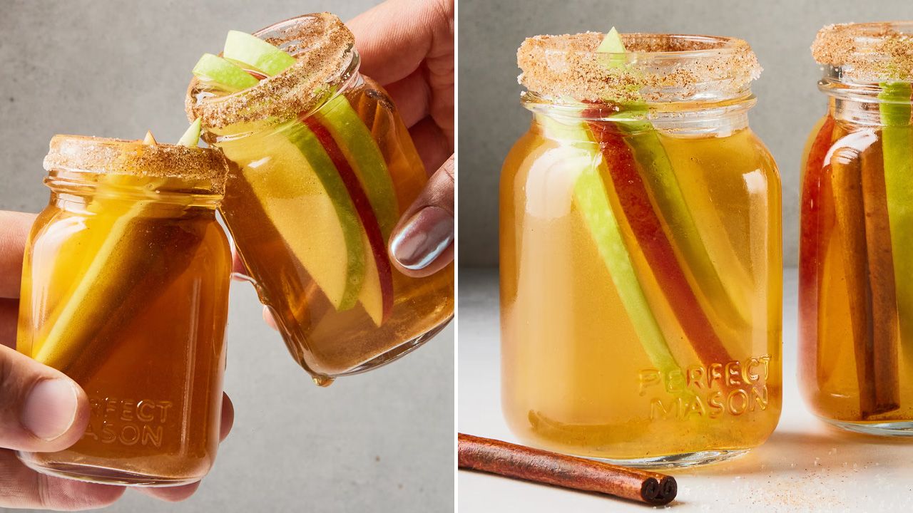 Best Friendsgiving Recipes to Try - Apple Pie Bourbon Shots