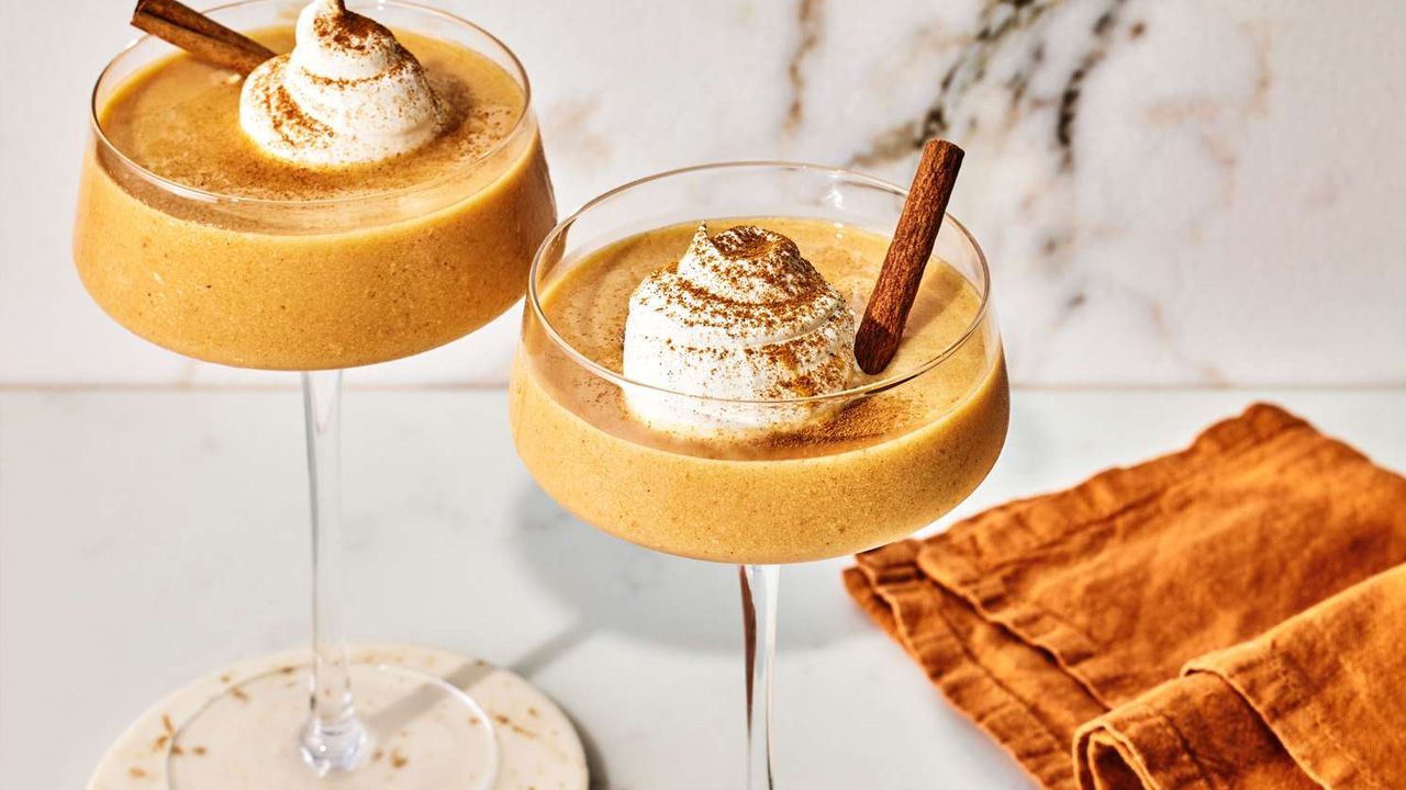 Best Friendsgiving Recipes to Try - Pumpkin Spice Martini