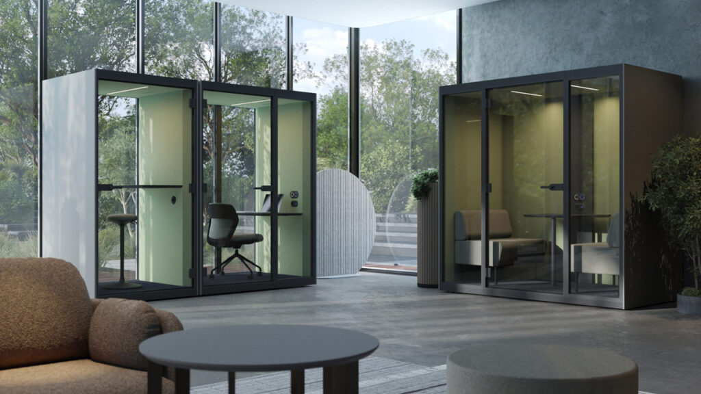 Best Office Pods From 2025 Workspace Design Show, Focusing on Acoustic Quality, Sustainability, and Flexibility Best-Office-Pods-From-Workspace-Design-Show-2025-homecrux