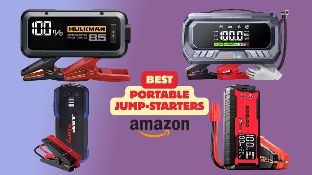 Best Portable Battery Jump Starters for Your Next Car Camping Trip Best Portable Battery Jumper Starters You can Buy on Amazon by Homecrux-featured