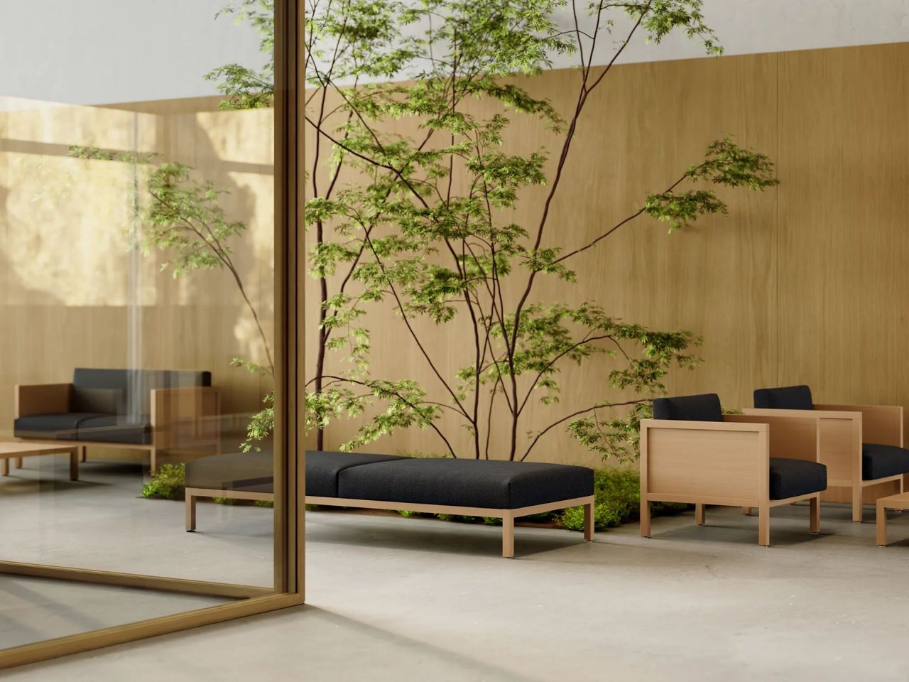 Borealis Modular System of Chairs and Tables by Snøhetta for Citterio