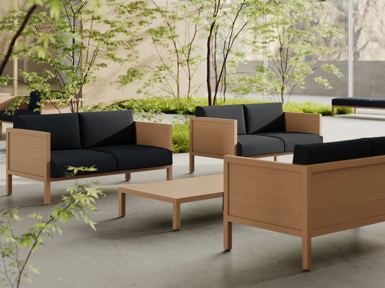 Borealis Modular System of Chairs and Tables by Snøhetta for Citterio