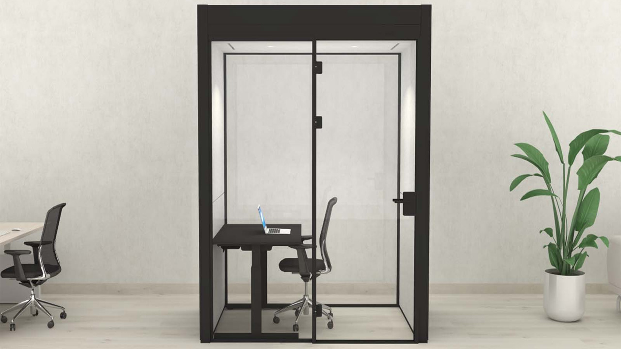 The Bubble 2G acoustic pod has clean designing with minimalist look