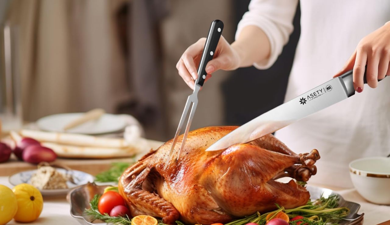 Carving Knife and Fork Set